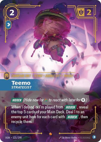 Teemo Strategist (Origins) Near Mint Foil