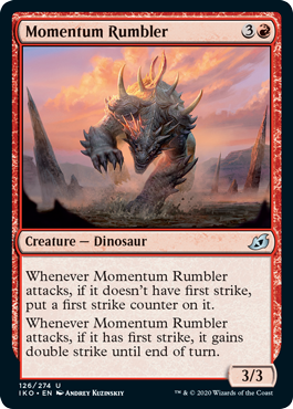 Momentum Rumbler (Ikoria: Lair of Behemoths) Near Mint Foil