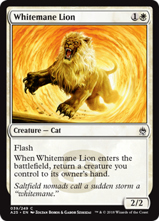Whitemane Lion (Masters 25) Near Mint