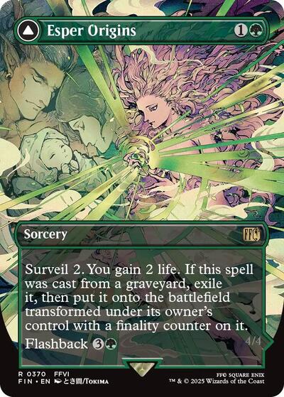 Esper Origins (Borderless) (Universes Beyond: FINAL FANTASY) Near Mint Foil