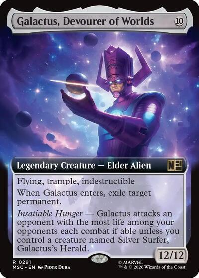 Galactus, Devourer of Worlds (Extended Art) (Commander: Marvel Super Heroes) Near Mint