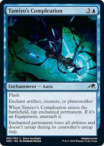 Tamiyo's Compleation (Kamigawa: Neon Dynasty) Near Mint Foil