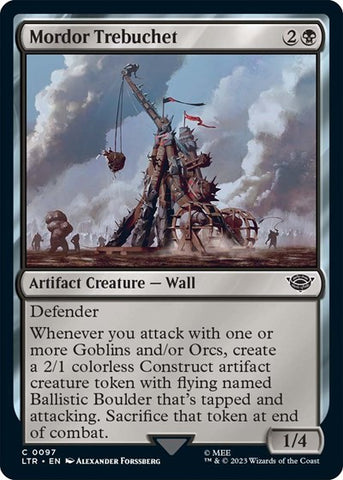 Mordor Trebuchet (Universes Beyond: The Lord of the Rings: Tales of Middle-earth) Near Mint Foil