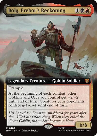 Bolg, Erebor's Reckoning (Extended Art) (The Hobbit: Eternal-Legal) Near Mint