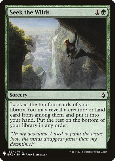 Seek the Wilds (Mystery Booster) Near Mint