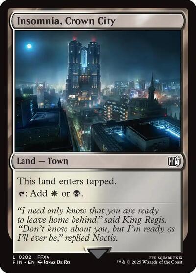 Insomnia, Crown City (Universes Beyond: FINAL FANTASY) Near Mint Foil