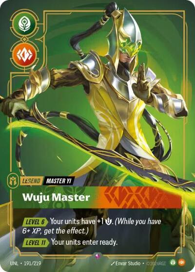 Master Yi Wuju Master (Unleashed) Near Mint Foil