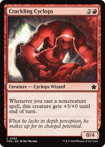 Crackling Cyclops (Foundations) Near Mint Foil