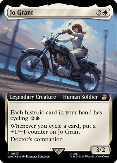 Jo Grant (Extended Art) (Surge Foil) (Universes Beyond: Doctor Who) Near Mint Foil