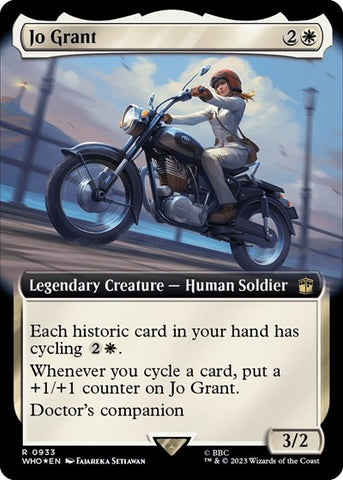 Jo Grant (Extended Art) (Surge Foil) (Universes Beyond: Doctor Who) Near Mint Foil