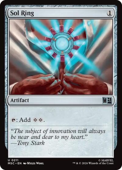Sol Ring (0211) (Commander: Marvel Super Heroes) Near Mint