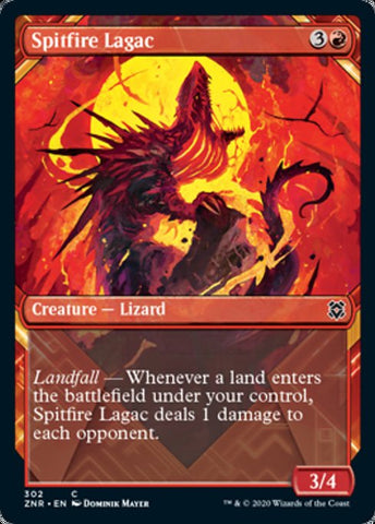 Spitfire Lagac (Showcase) (Zendikar Rising) Near Mint Foil