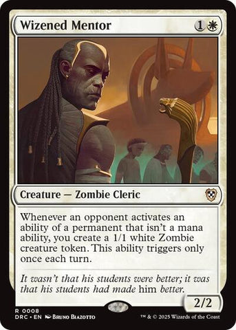 Wizened Mentor (Commander: Aetherdrift) Near Mint