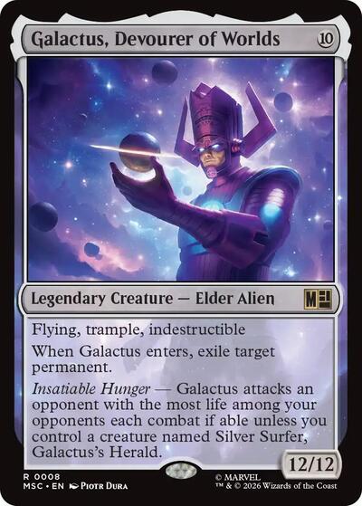 Galactus, Devourer of Worlds (Surge Foil) (Commander: Marvel Super Heroes) Near Mint Foil