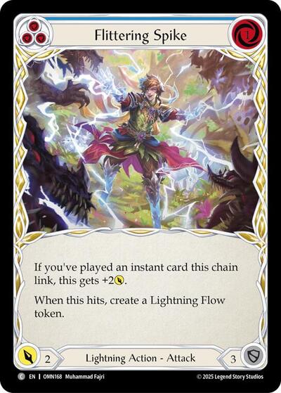 Flittering Spike (Blue) (Omens of the Third Age) Near Mint Foil