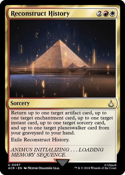 Reconstruct History (Universes Beyond: Assassin's Creed) Near Mint