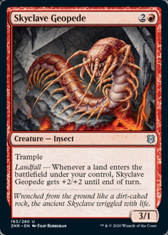 Skyclave Geopede (Zendikar Rising) Near Mint Foil