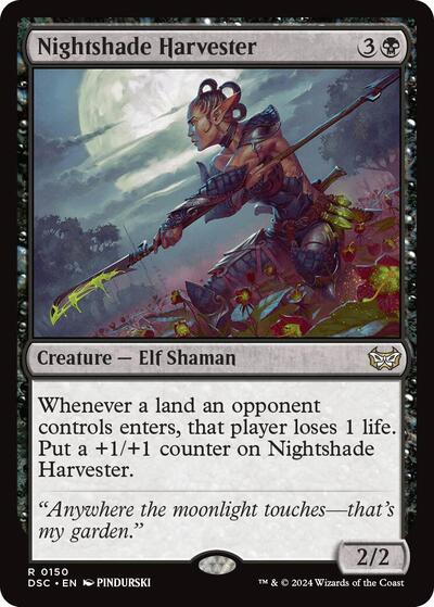 Nightshade Harvester (Commander: Duskmourn: House of Horror) Near Mint