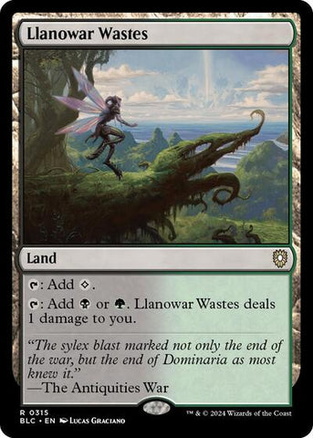 Llanowar Wastes (Commander: Bloomburrow) Near Mint