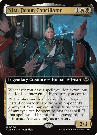 Nita, Forum Conciliator (Extended Art) (Secrets of Strixhaven) Near Mint
