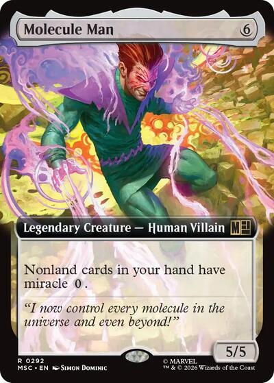 Molecule Man (Extended Art) (Commander: Marvel Super Heroes) Near Mint