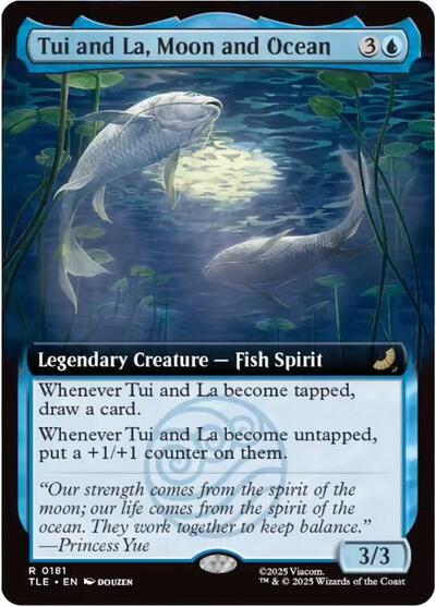Tui and La, Moon and Ocean (Extended Art) (Avatar: The Last Airbender: Eternal-Legal) Near Mint
