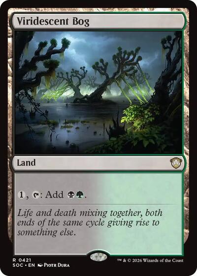 Viridescent Bog (Commander: Secrets of Strixhaven) Near Mint