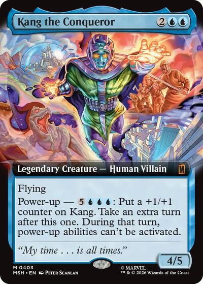 Kang the Conqueror (Extended Art) (Marvel Super Heroes) Near Mint Foil