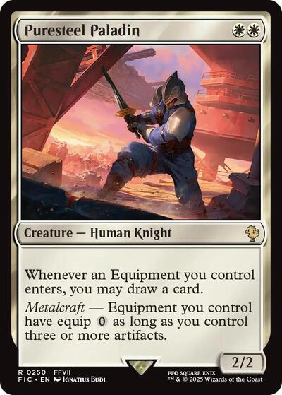 Puresteel Paladin (Commander: FINAL FANTASY) Near Mint