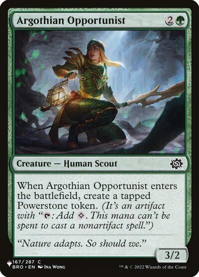 Argothian Opportunist (The List) Near Mint