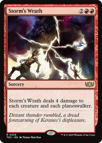 Storm's Wrath (Commander: Tarkir: Dragonstorm) Near Mint