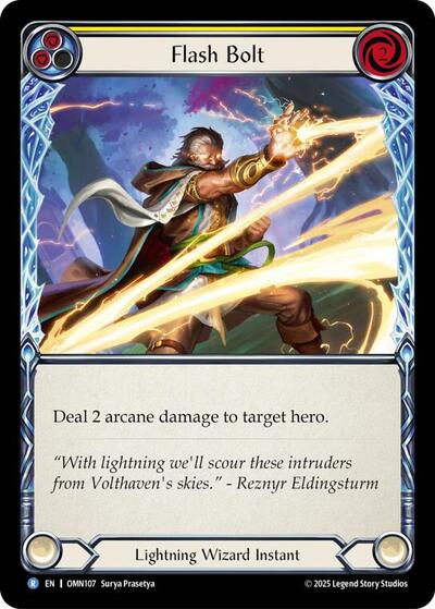Flash Bolt (Yellow) (Omens of the Third Age) Near Mint Foil