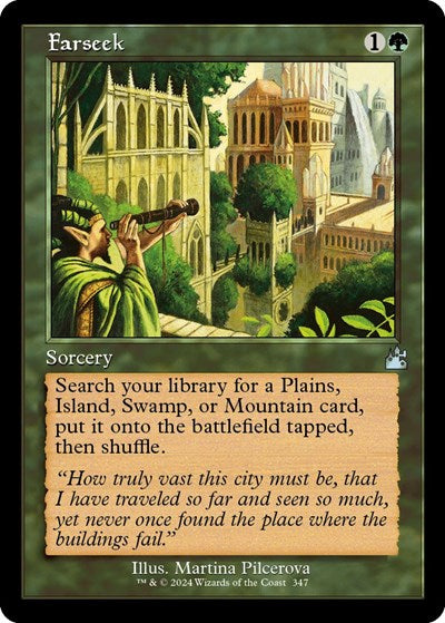 Farseek (Retro Frame) (Ravnica Remastered) Near Mint Foil