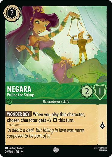Megara - Pulling the Strings (Fabled) Near Mint Cold Foil