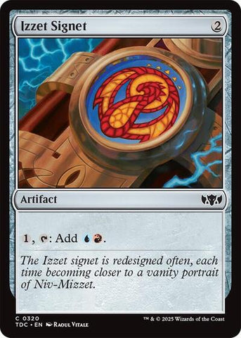 Izzet Signet (Commander: Tarkir: Dragonstorm) Near Mint