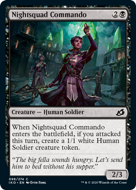 Nightsquad Commando (Ikoria: Lair of Behemoths) Near Mint Foil