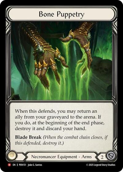 Bone Puppetry (Compendium of Rathe) Near Mint Cold Foil