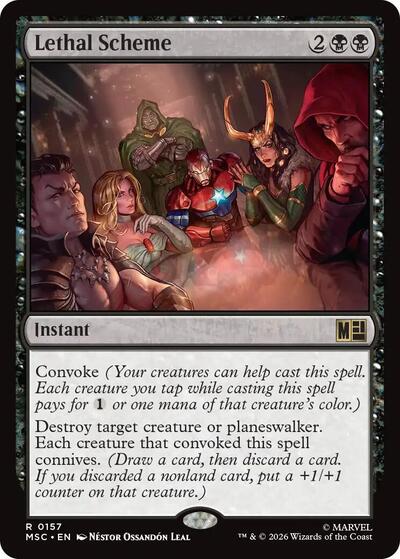 Lethal Scheme (Commander: Marvel Super Heroes) Near Mint
