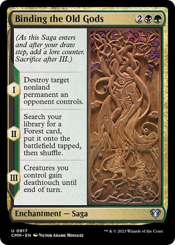 Binding the Old Gods (Commander Masters) Near Mint