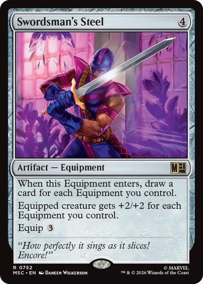 Swordsman's Steel (Commander: Marvel Super Heroes) Near Mint