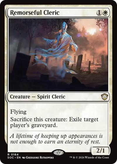 Remorseful Cleric (Commander: Secrets of Strixhaven) Near Mint