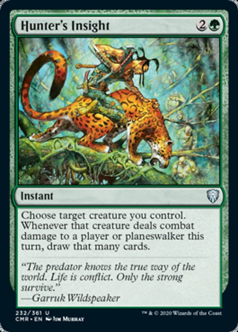 Hunter's Insight (Commander Legends) Near Mint Foil