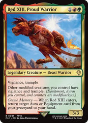 Red XIII, Proud Warrior (Commander: FINAL FANTASY) Near Mint