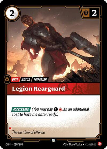 Legion Rearguard (Origins) Near Mint