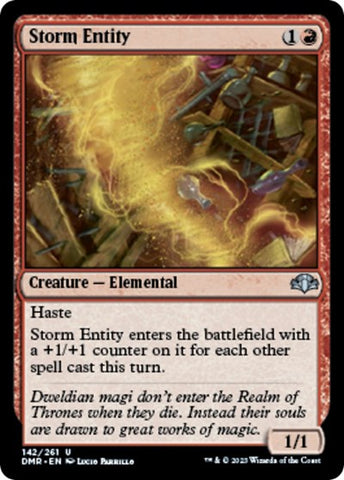 Storm Entity (Dominaria Remastered) Near Mint Foil