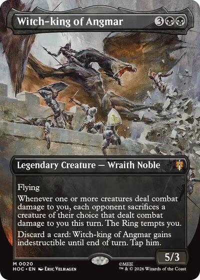 Witch-king of Angmar (Borderless) (The Hobbit: Eternal-Legal) Near Mint Foil