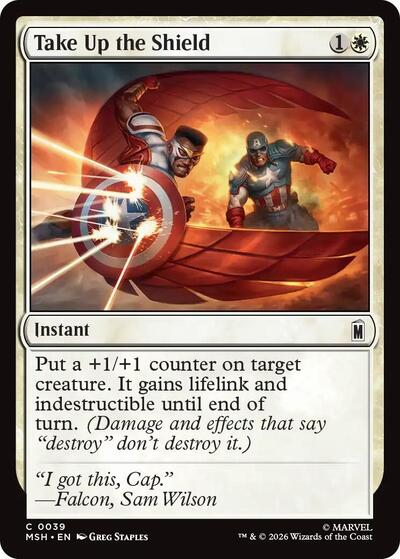 Take Up the Shield (Marvel Super Heroes) Near Mint