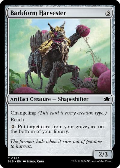 Barkform Harvester (Bloomburrow) Near Mint
