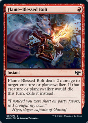 Flame-Blessed Bolt (Innistrad: Crimson Vow) Near Mint