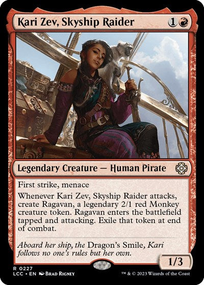 Kari Zev, Skyship Raider (Commander: The Lost Caverns of Ixalan) Near Mint